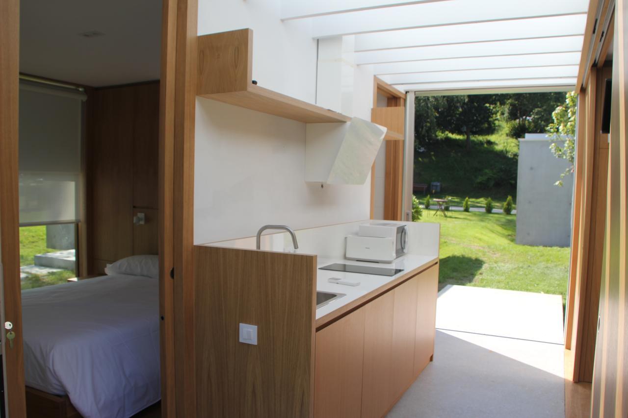 Bungalow Camping Los Manzanos Santa Cruz de Oleiros Bagian luar foto