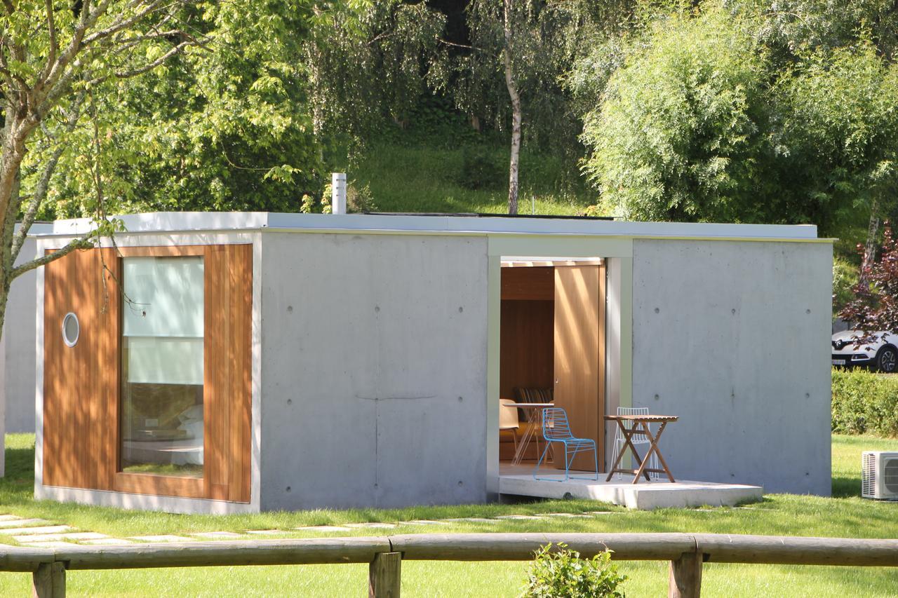 Bungalow Camping Los Manzanos Santa Cruz de Oleiros Bagian luar foto