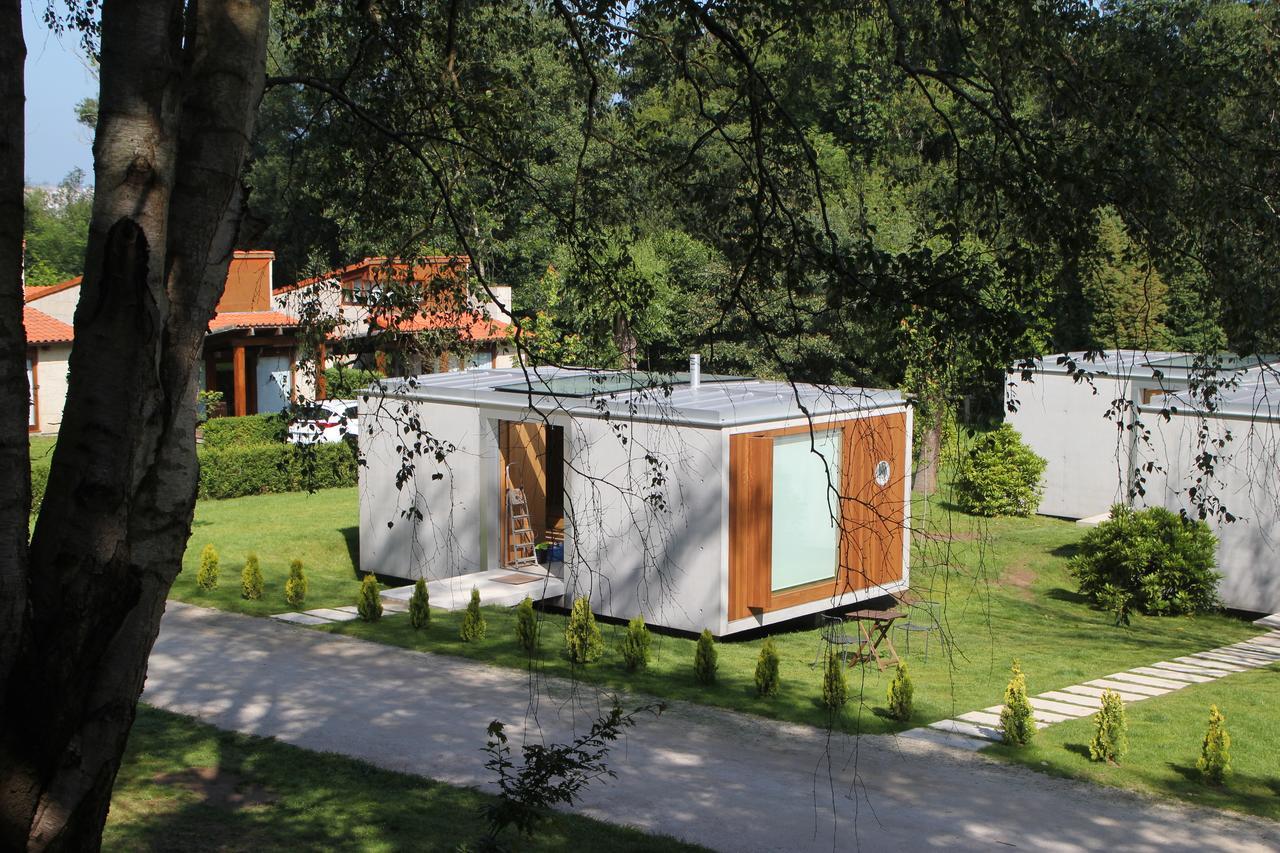Bungalow Camping Los Manzanos Santa Cruz de Oleiros Bagian luar foto