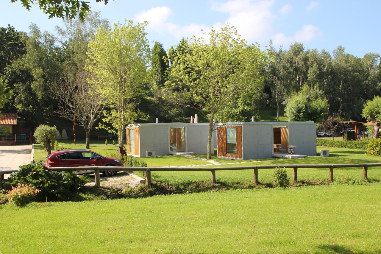 Bungalow Camping Los Manzanos Santa Cruz de Oleiros Bagian luar foto
