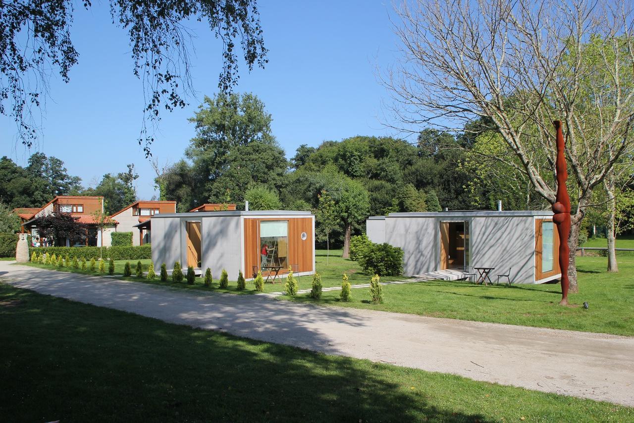 Bungalow Camping Los Manzanos Santa Cruz de Oleiros Bagian luar foto