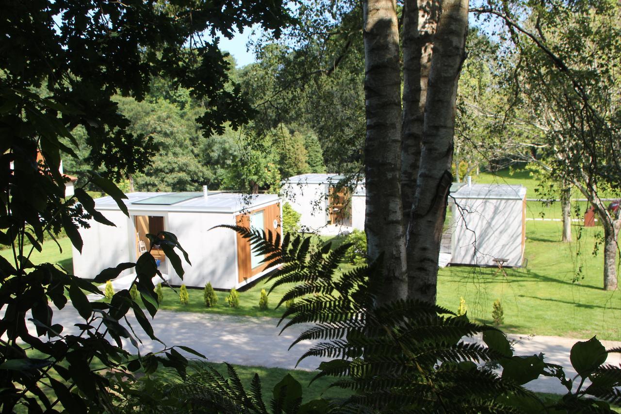 Bungalow Camping Los Manzanos Santa Cruz de Oleiros Bagian luar foto