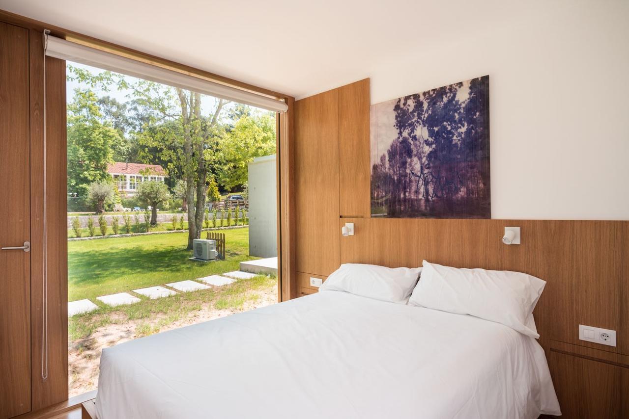 Bungalow Camping Los Manzanos Santa Cruz de Oleiros Bagian luar foto